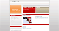 Desktop Screenshot of edusolution.com
